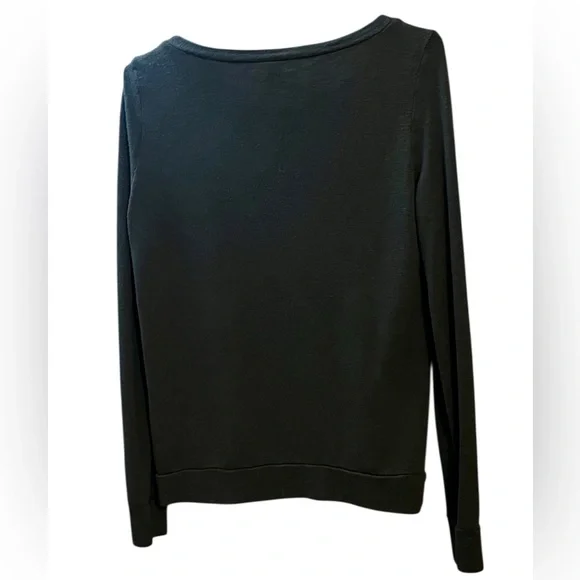 Victoria's Secret Elegant Black Long Sleeve Top - Picture 2 of 7